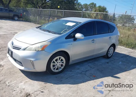 2012 Toyota Prius V Two from USA, damaged, VIN JTDZN3EU4C3129772